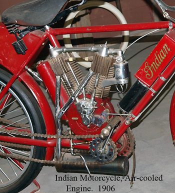1903 Indian Motorcycle, air-cooled