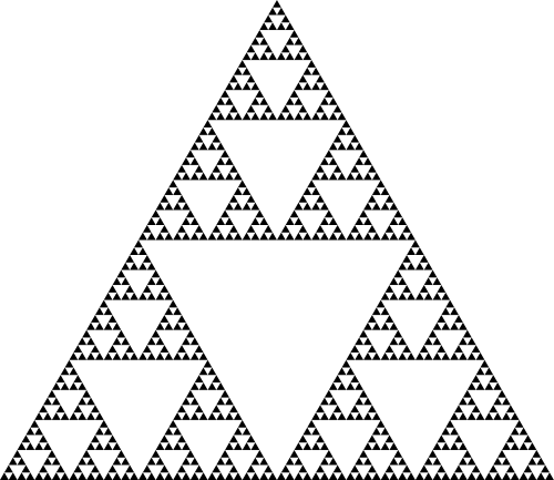 Sierpinski triangle picture