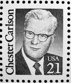 Chester Carlson on a US Stamp