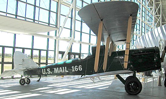 A DH-4 functioning as one of the first airmail carriers