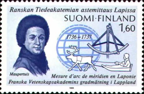 Finnish Maupertuis Stamp