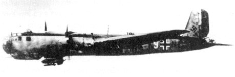 Luftwaffe photo of a Heinkel He-177. Under the fuselage rides a Henschel Hs-293 "glide bomb"