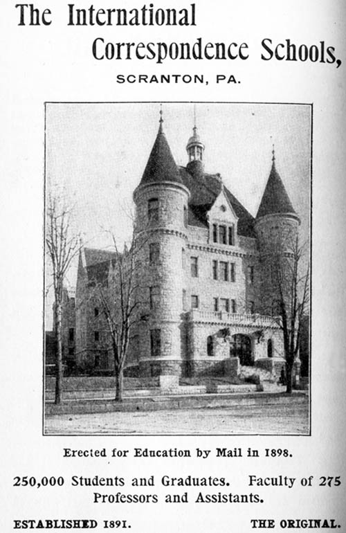 I.C. S. Headquarters in 1910