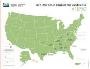 land grants 1890