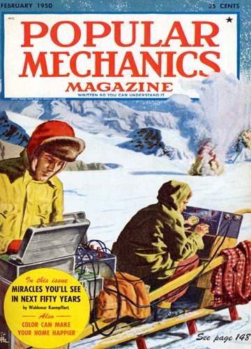 Popular Mechanics 1950 magazine cover