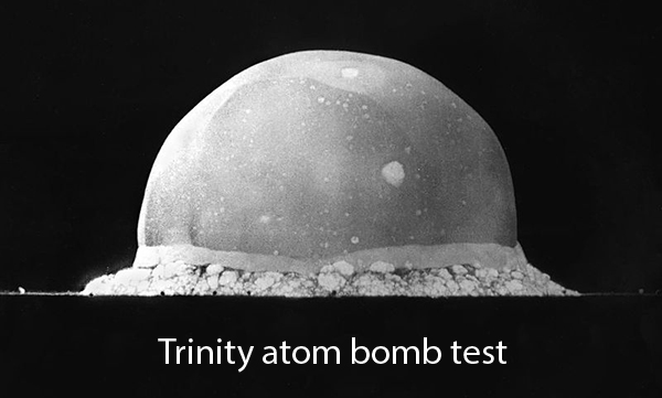 Trinity atomb bomb test
