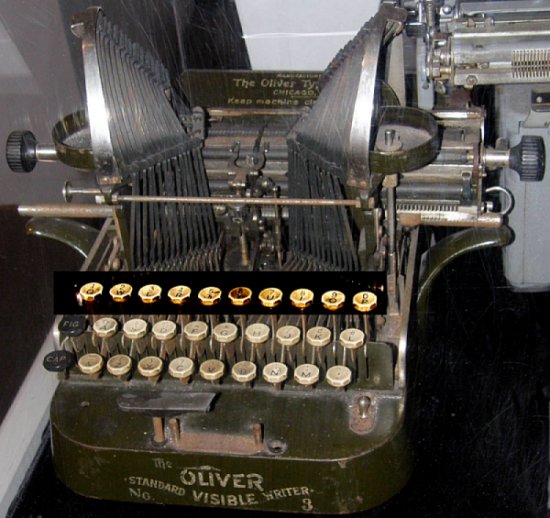 1898 Oliver typewriter