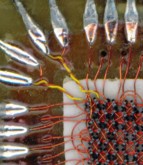 Detail of old core memory