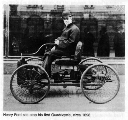Henry Ford's "Quadricycle" Automobile, ca. 1898