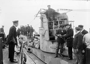 boarding the U-boat