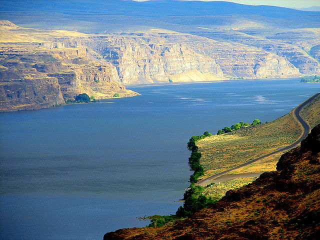 The Columbia River and Gorge in Washington State