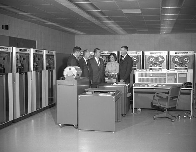 The first SABRE system was comprised of two IBM 7090 computers
