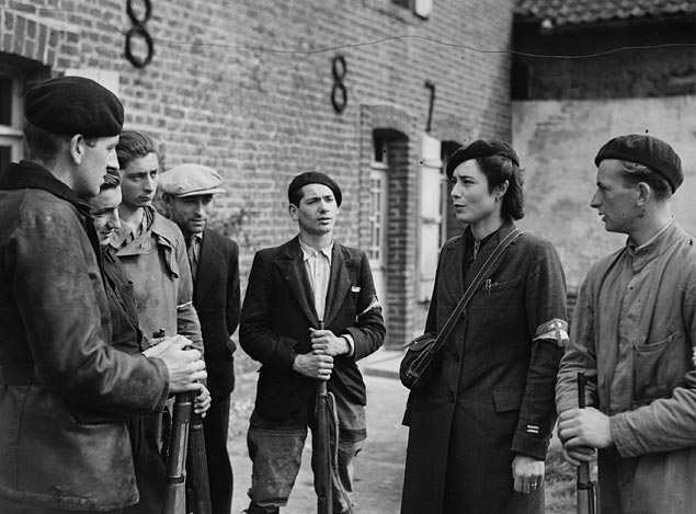 A group of French Resistance fighters
