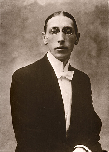 Igor Stravinski postcard
