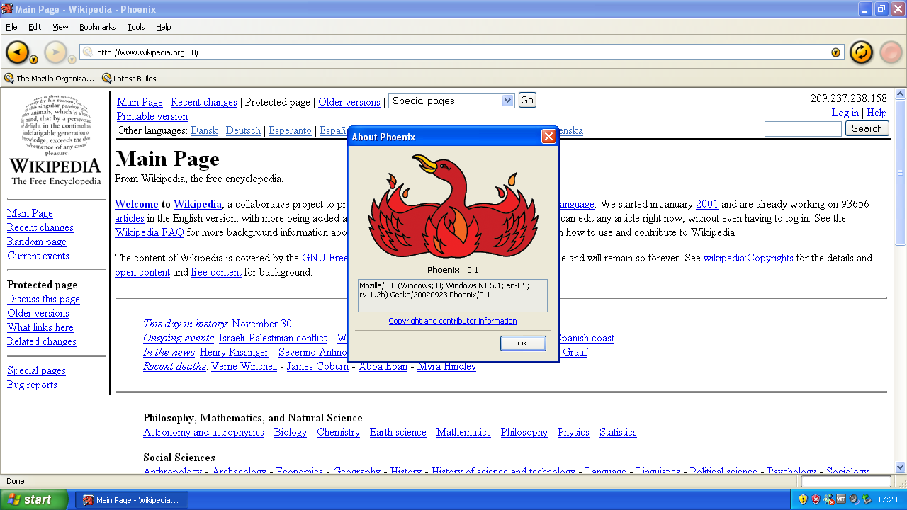 Phoenix on Windows XP
