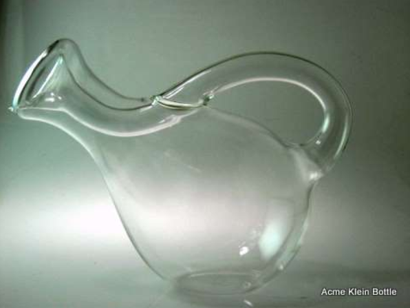 A Klein Bottle Wine Decanter Manufactured by the Acme Klein Bottle Company: www.kleinbottle.com