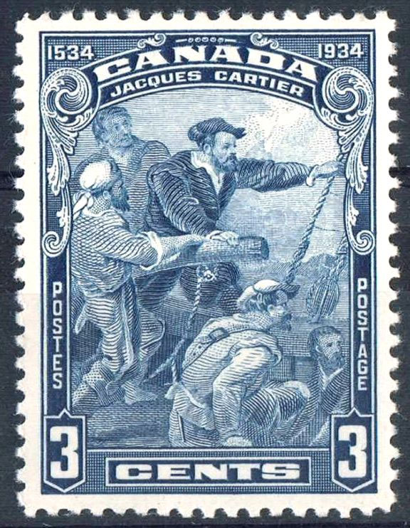 Jacques Cartier stamp - 1934 issue