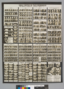 Nineteenth-century French police cards for classifying physical attributes. Courtesy of Metropolitan Museum of Art and Creative Commons.