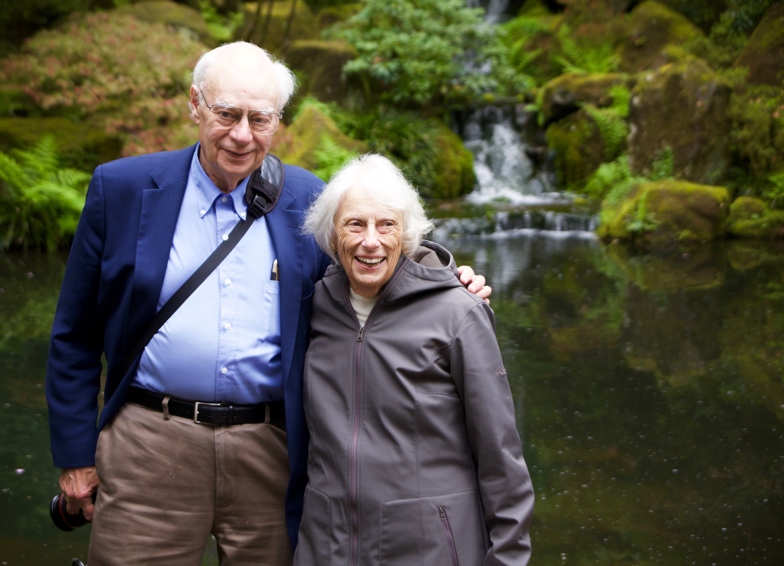 Author's parents in Portland