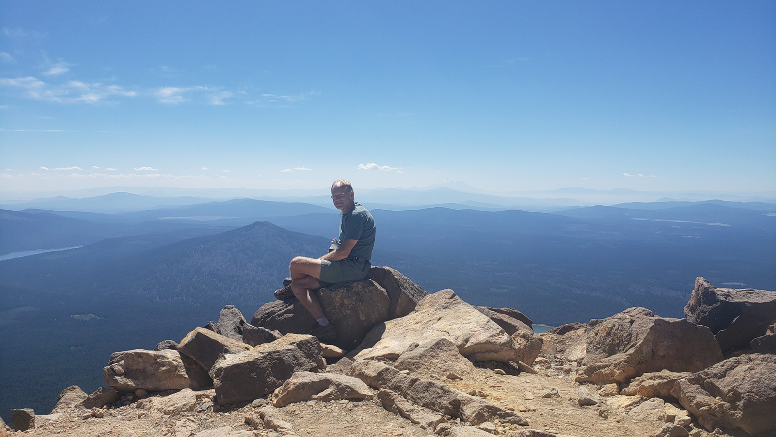 View from Mount McLoughlin.