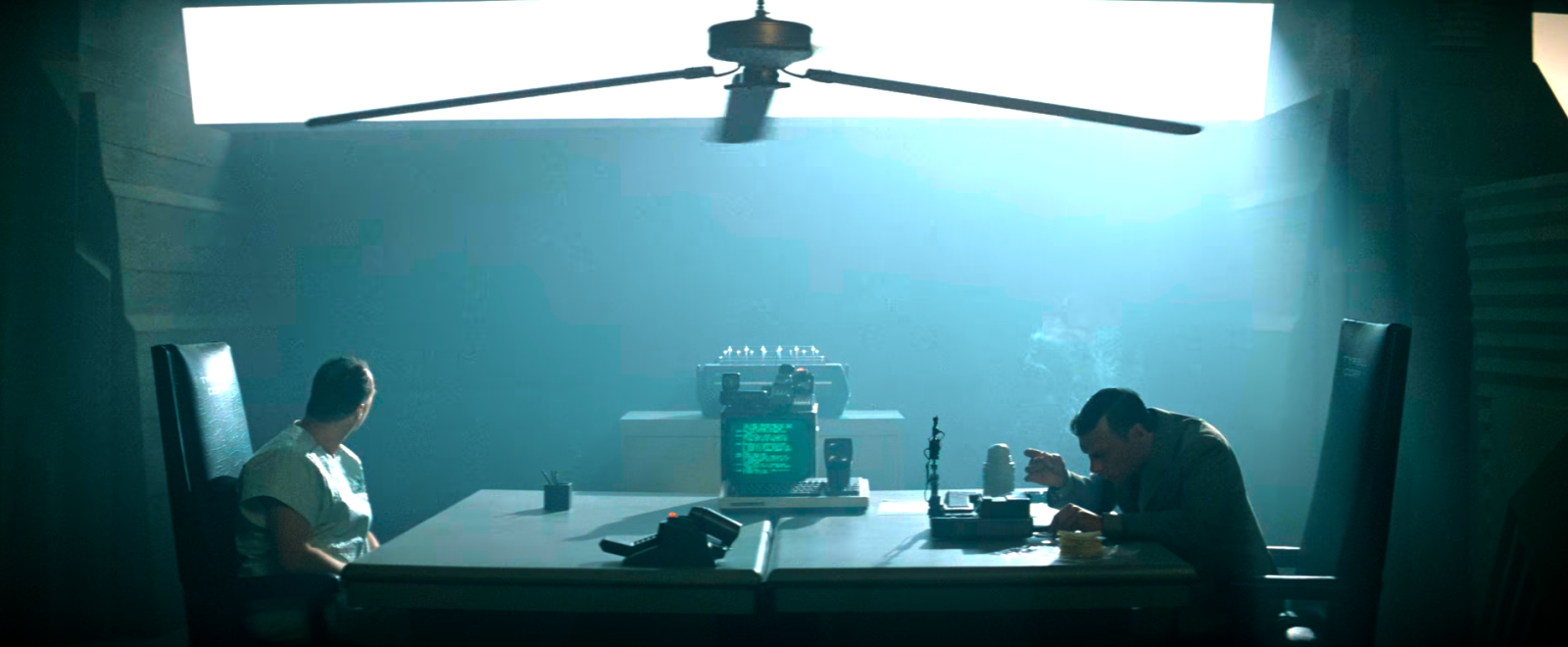 Screenshot from Blade Runner's opening scene (Shaw Bros/Warner Bros, 1982).