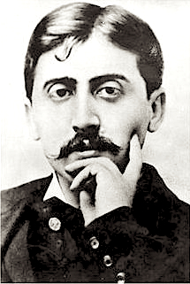 Portrait of Marcel Proust. (Photograph by Otto Wegener, 1900, from Wikipedia)
