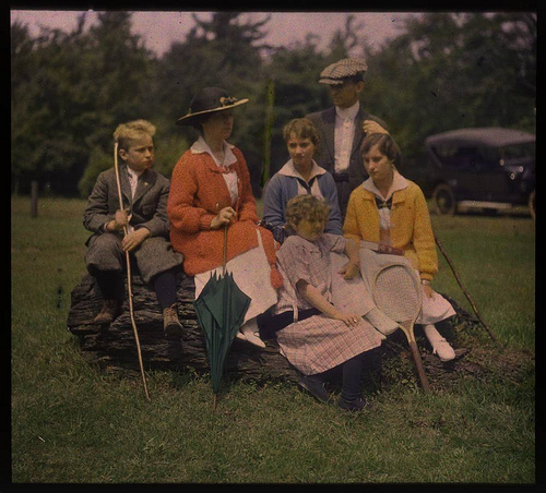 family group photo outdoors