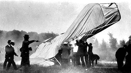 Crashed Wright Flyer