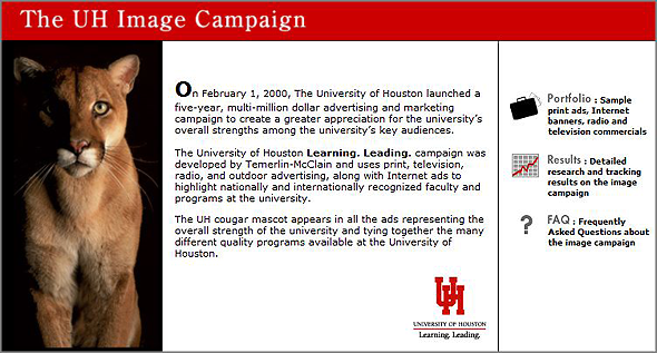 University of Houston slogan