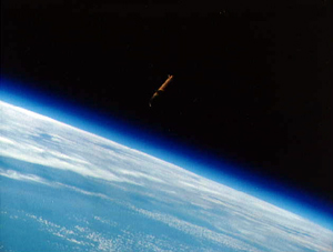 Earth's atmosphere as viewed from the Space Shuttle