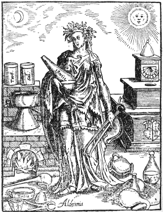 Image of Alchimia, the embodiment of Alchemy