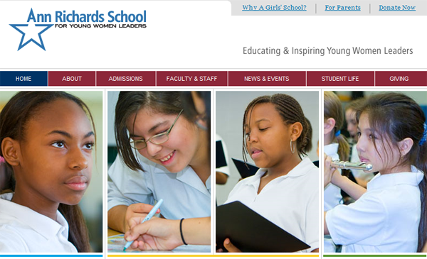 Ann Richards school website picture