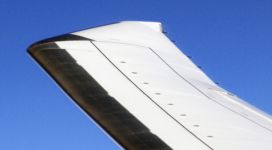 A minimal wingtip device on a Boeing 777