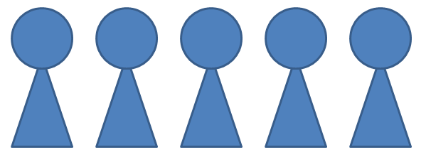 five passengers symbol