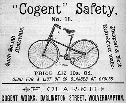 cogent safety bicycle ad