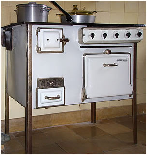 Combination Electric-Coal Stove