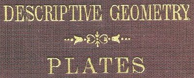 Descriptive geometry plates