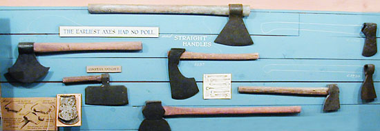 Early straight-handled axes