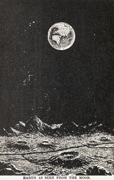 Earth seen from the Moon