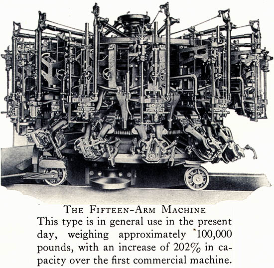 15-bottle machine