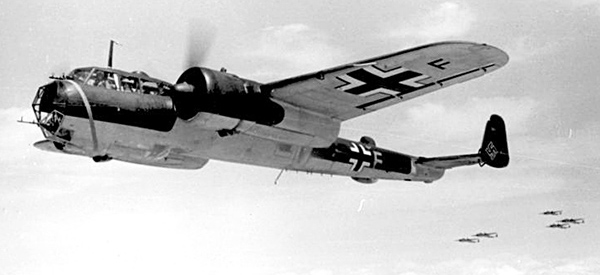 A flight of Dornier-17s