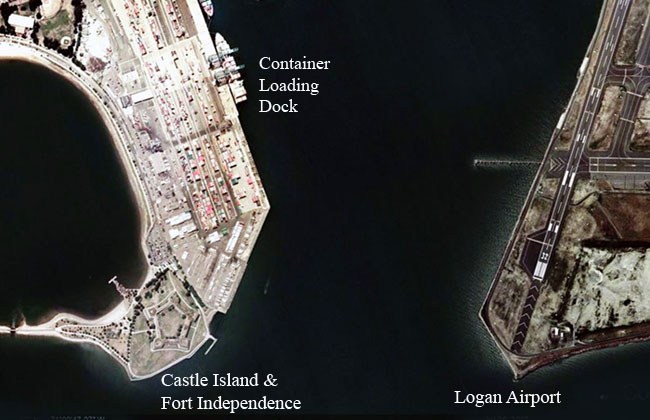 Castle Island and surroundings