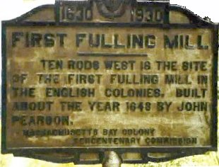 First Fulling Mill sign