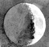 Galileo's sketch of the moon