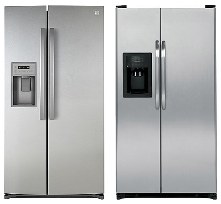 GE  and Kenmore fridge picture
