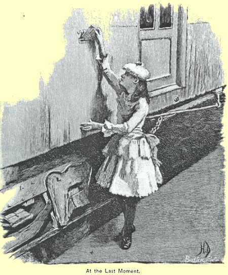 Girl mailing a letter