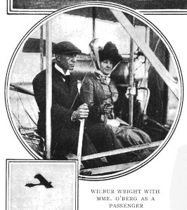 Wilbur Wright with Mrs. Hart Berg