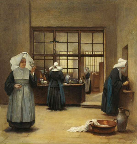 nuns painting