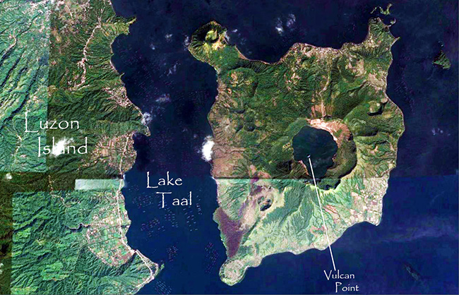 Vulcan Point and Lake Taal