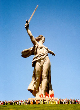 The Motherland Calls Monument in Volgograd